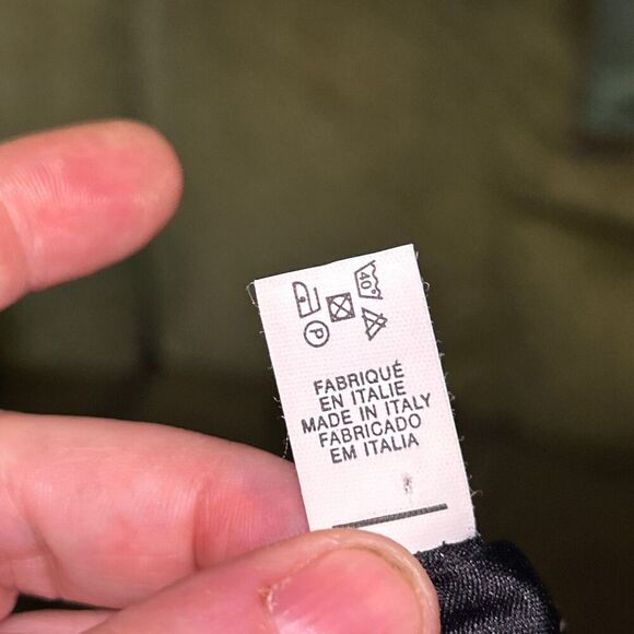 Italian Made Plaid Square Scarf 30.5 Inches - Picture 3 of 5